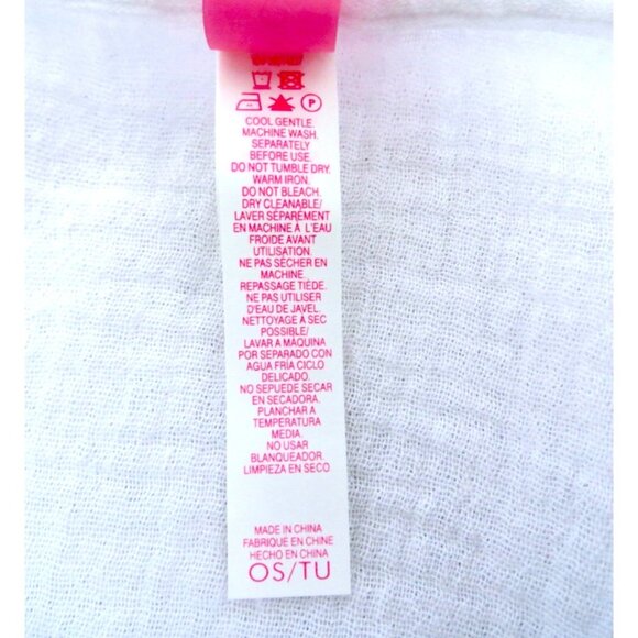 NEW! Victoria’s Secret Swim Coverup V Neck White SZ OS - Picture 10 of 10